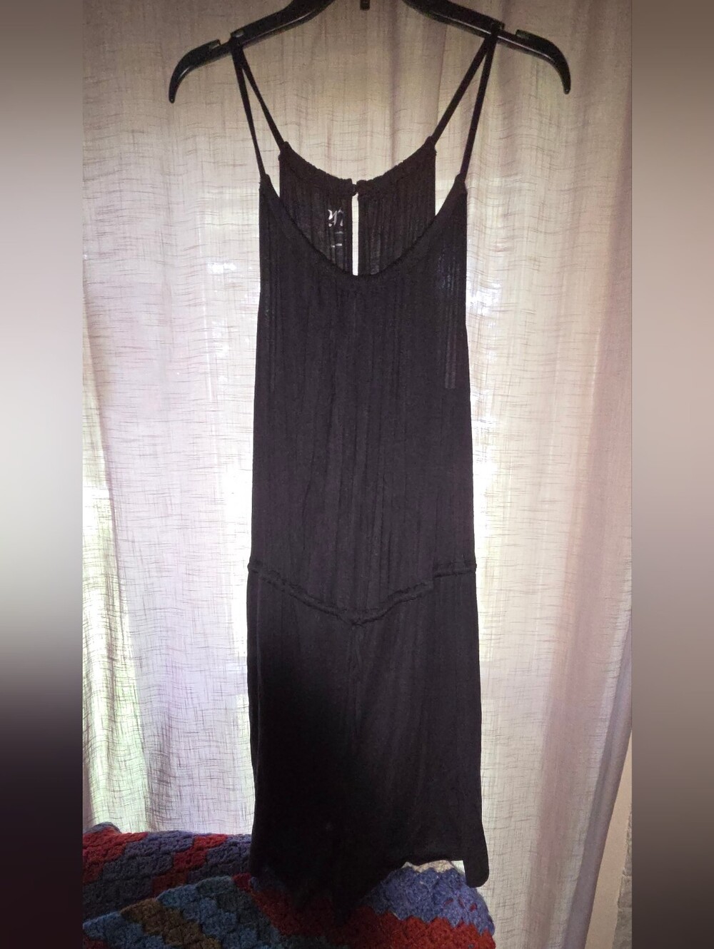 Maurices Black Women's Sleeveless Shorts Romper